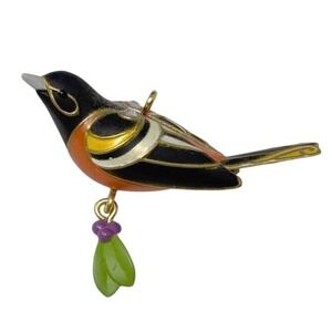 2014 Hallmark Keepsake Ornament BALTIMORE ORIOLE Miniature BEAUTY OF BIRDS